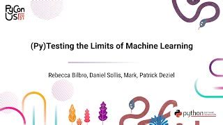 Python Machine Learning Testing 的图像结果