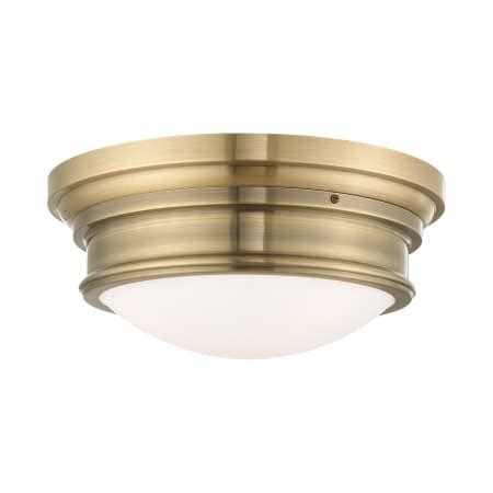 Livex Lighting 7343-01 6.5 Inch Tall Flush Mount Ceiling Fixture with 3 ...