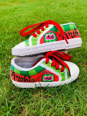 Handpainted Cocomelon Unisex Sneaker – www.findurescape.com