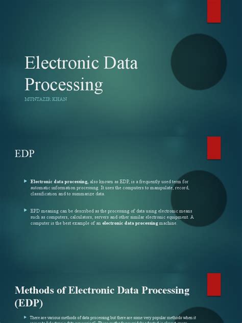 Image result for Electronic Data Processing