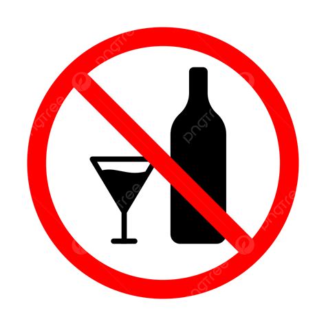 No Alcohol Sign