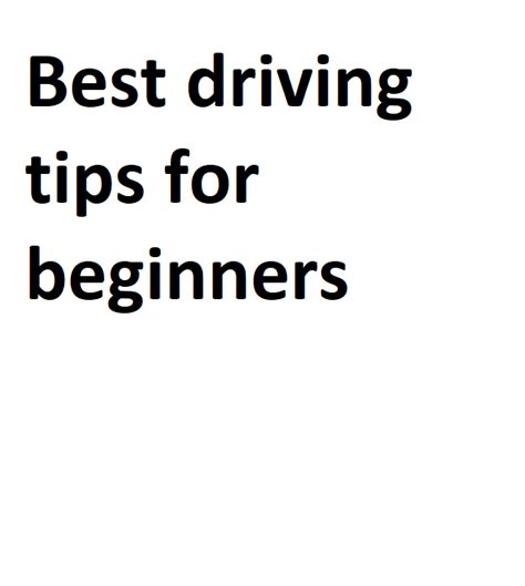 Image result for Driving Tips