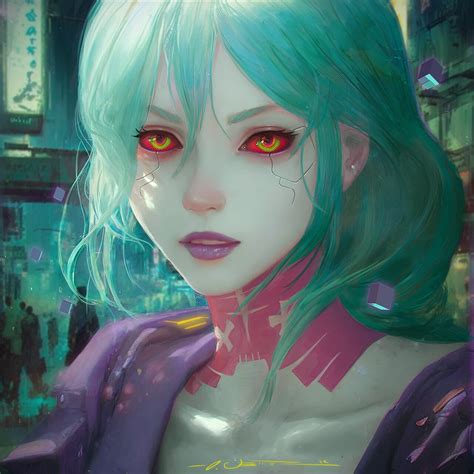 Rebecca - Cyberpunk / Edgerunners Portrait Study by Oliver Wetter : r ...