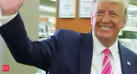 US president says he voted for 'guy named Trump' - The Economic Times ...