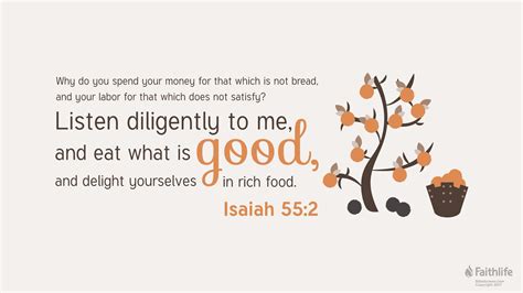 Isaiah 55:2 Memorize | Commentary, Context, Meaning