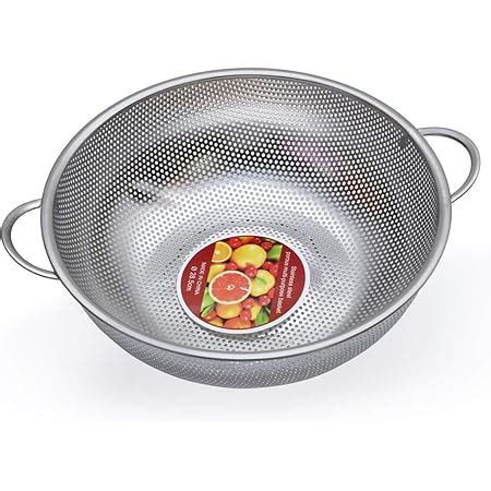 Nilzone Steel Kitchen Fruit Vegetable Rice Washing Baskets Strainer ...