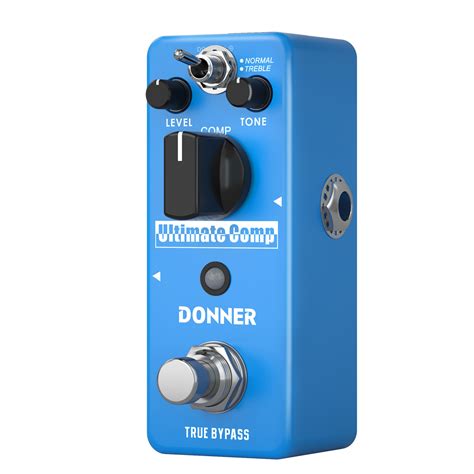 Donner Compressor Pedal Ultimate Comp Guitar Effect Pedal – Beats The ...