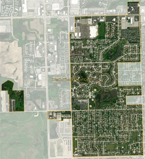 Map of Orland Hills village - Thong Thai Real