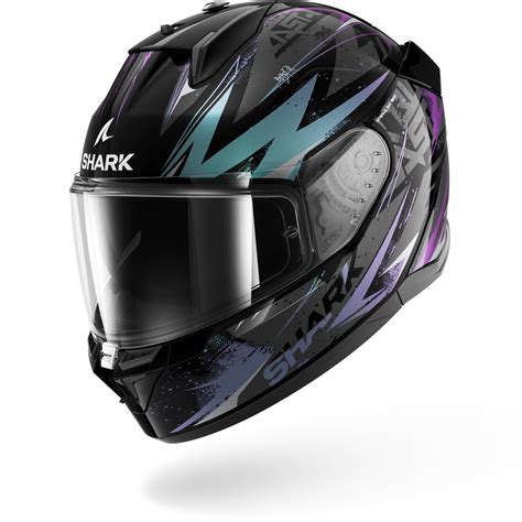 Shark D-Skwal 3 Blast-R Black Green Glitter – LazyAssBikers
