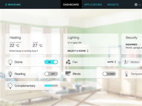 smart home tablet