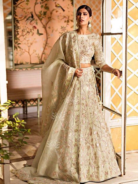 Shop Designer Organza Lehengas Online | Vasansi – Tagged "wedding ...