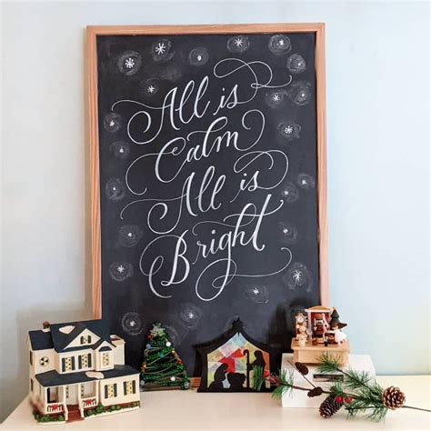 25 Creative And Funny Christmas Chalkboard Art Ideas
