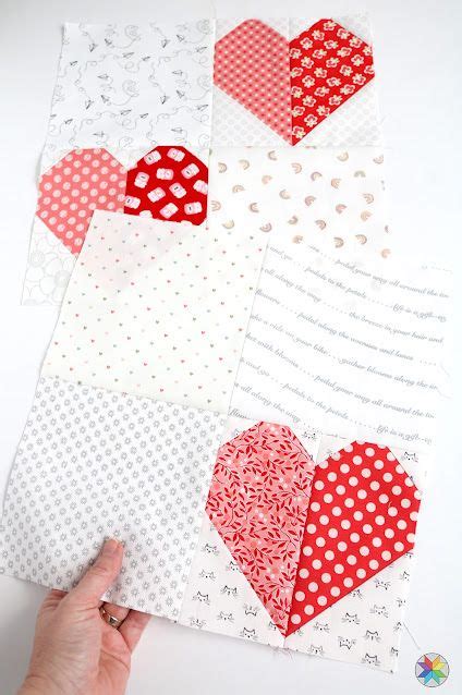Heart Quilt Block Tutorials 的图像结果