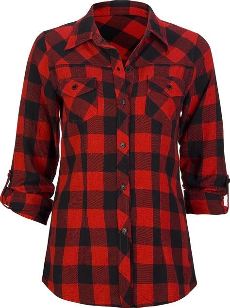 Cotton Flannel Red Shirt at Clifford Zak blog