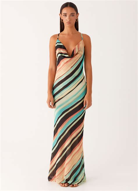 Never Knew Maxi Dress - Stripe – Peppermayo US