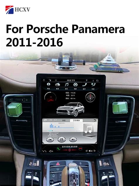 10.4'' Verticial Tesla Screen Android Car Radio for Porsche Panamera ...