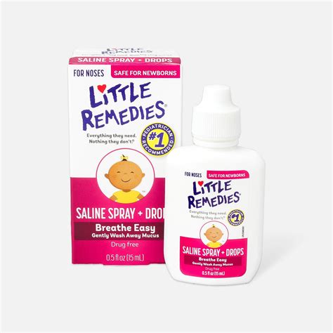 Little Remedies For Noses Saline Spray, 0.5 oz