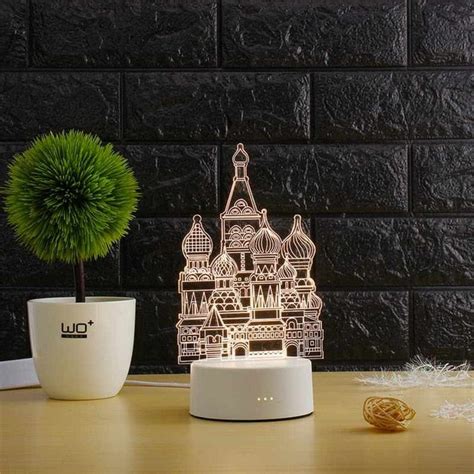 3D Transparent LED Night Lamps – PerfenQ