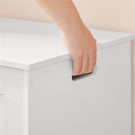 Buy VASAGLE Lift-Top Storage Chest, Entryway Bench with 2 Safety Hinges ...