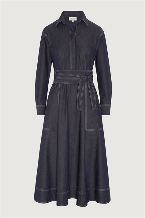 Midi Dresses | Fitted Midi Shirt Dresses | Jasper Conran London