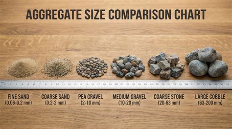 Aggregate Size Chart Guide for Concrete, Asphalt and Construction ...