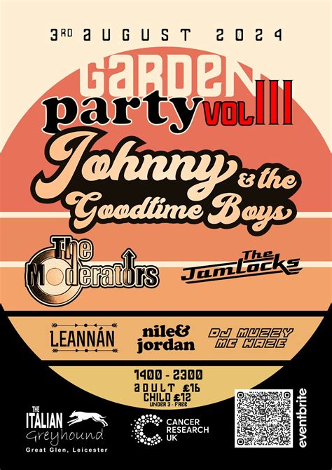 Garden Party III @ The Italian Greyhound with Johnny & The Goodtime ...