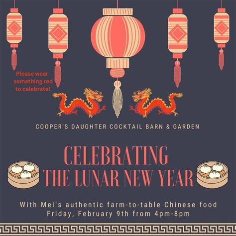 Lunar New Year Celebration at Coopers Daughter Spirits!, 284 State ...