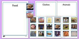 Animal Leg Sorting Activity