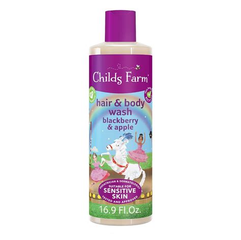 Childs Farm Blackberry & Apple Hair & Body Wash for Kids - Gentle ...
