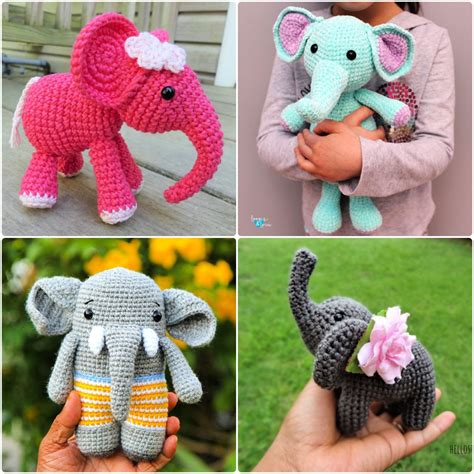 Image result for Crochet African Flower Elephant Tutorial