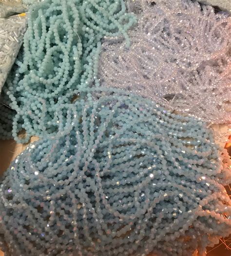 DIY fake glass prom occasion prom dress beading work tutorial crystals ...