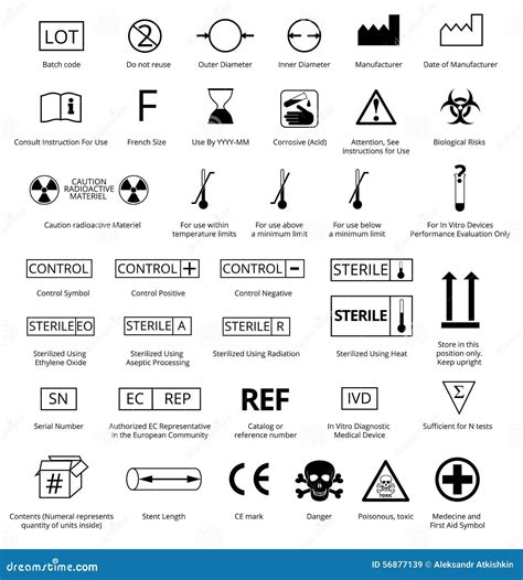 Packaging Symbols Cartoon Vector | CartoonDealer.com #23155849