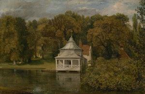 The Quarters Behind Alresford Hall by John Constable - Small Poster ...