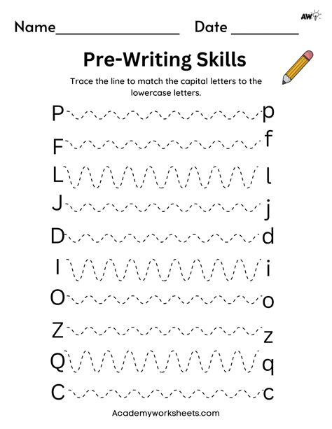 Pre K Trace Worksheets