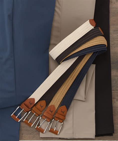 Men's Big & Tall Westport Lifestyle 35mm Stretch Weave Belt | Westport ...