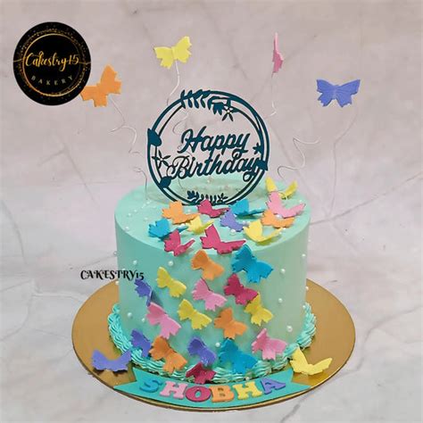 Butterfly Theme Cakesfor Women in Noida | Eggless Cakes – CAKESTRY15