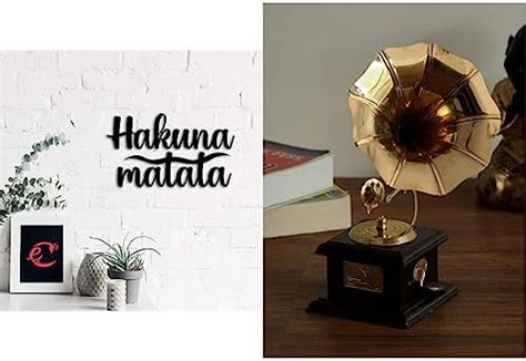 eCraftIndia Hakuna Matata Painted MDF Wall Art Cutout, Ready to Hang ...