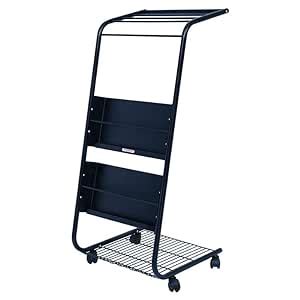 ALKOSIGN News Paper and Magazine Stand (Black) (Metal - Steel ...
