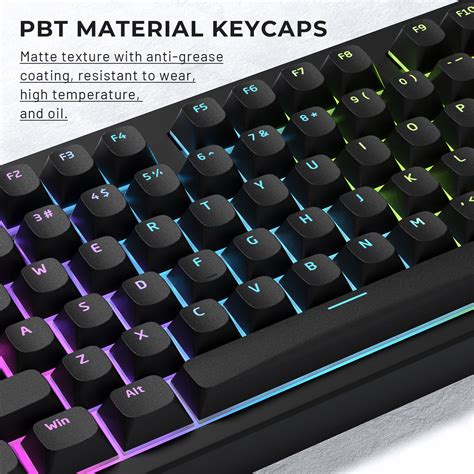 Black Horizon Shinethrough Quality Doubleshot Pudding PBT Style Keycap ...