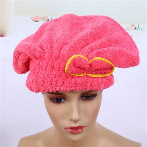 New and Imported 22.5cm Ultra Absorbent Hair Dry Head Wrap Bath Towel ...