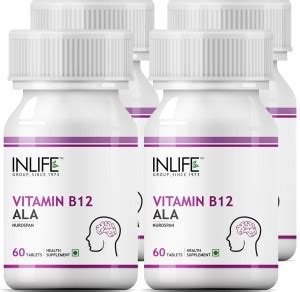 Inlife (Methylcobalamine) Supplement 1500 mcg-60 Tablets (4 Pack) Price ...