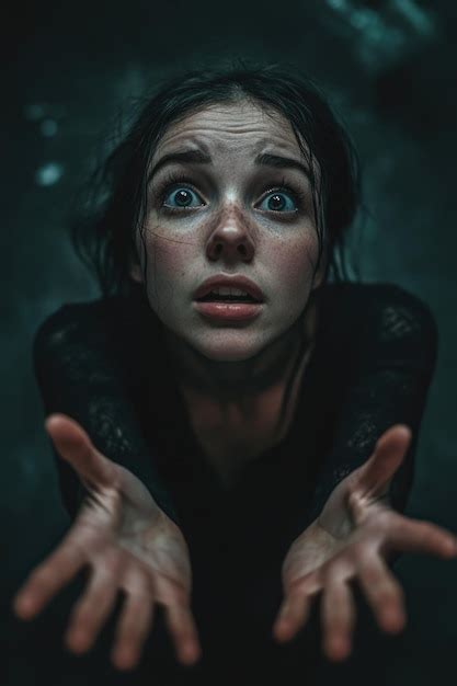 Hands shielding eyes | Premium AI-generated image