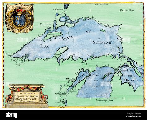 Lake Superior World Map