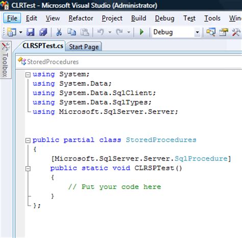 CLR Stored Procedure Tutorial 的图像结果