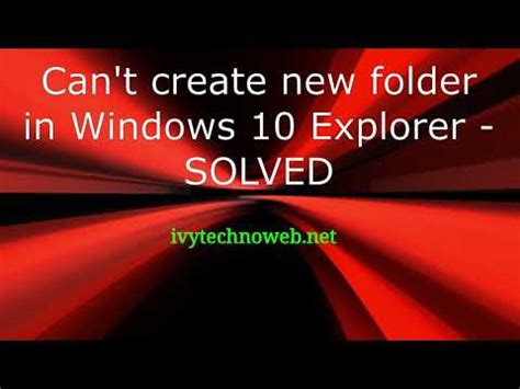 Image result for Cannot Create New Folder Windows 1.0