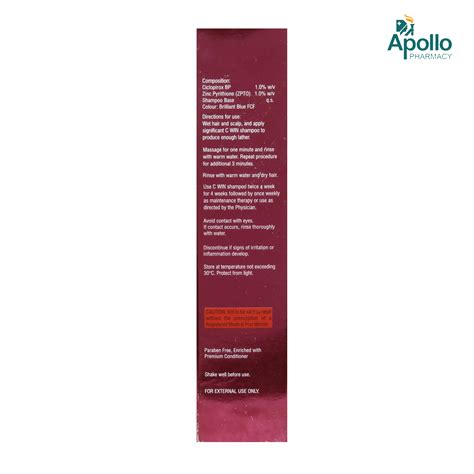 Cwin Shampoo, 100 ml Price, Uses, Side Effects, Composition - Apollo ...