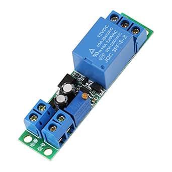 DC 12V Delay Relay Timer Switch Module Board 0-25 Second Adjustable ...