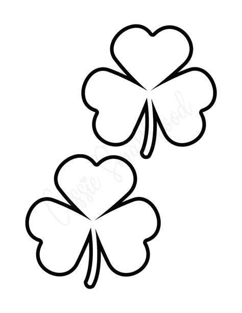 12 Unique Shamrock Templates (Free Printable) - Cassie Smallwood