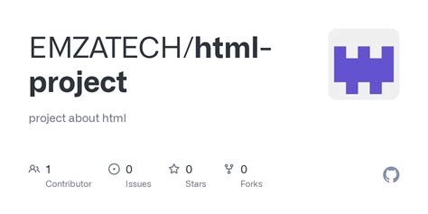 Image result for GitHub HTML Project
