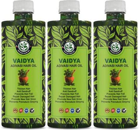 VAIDYA ADIVASI HAIR OIL 100% Pure Herbal and Ayurvedic | 1500 ML Hair ...